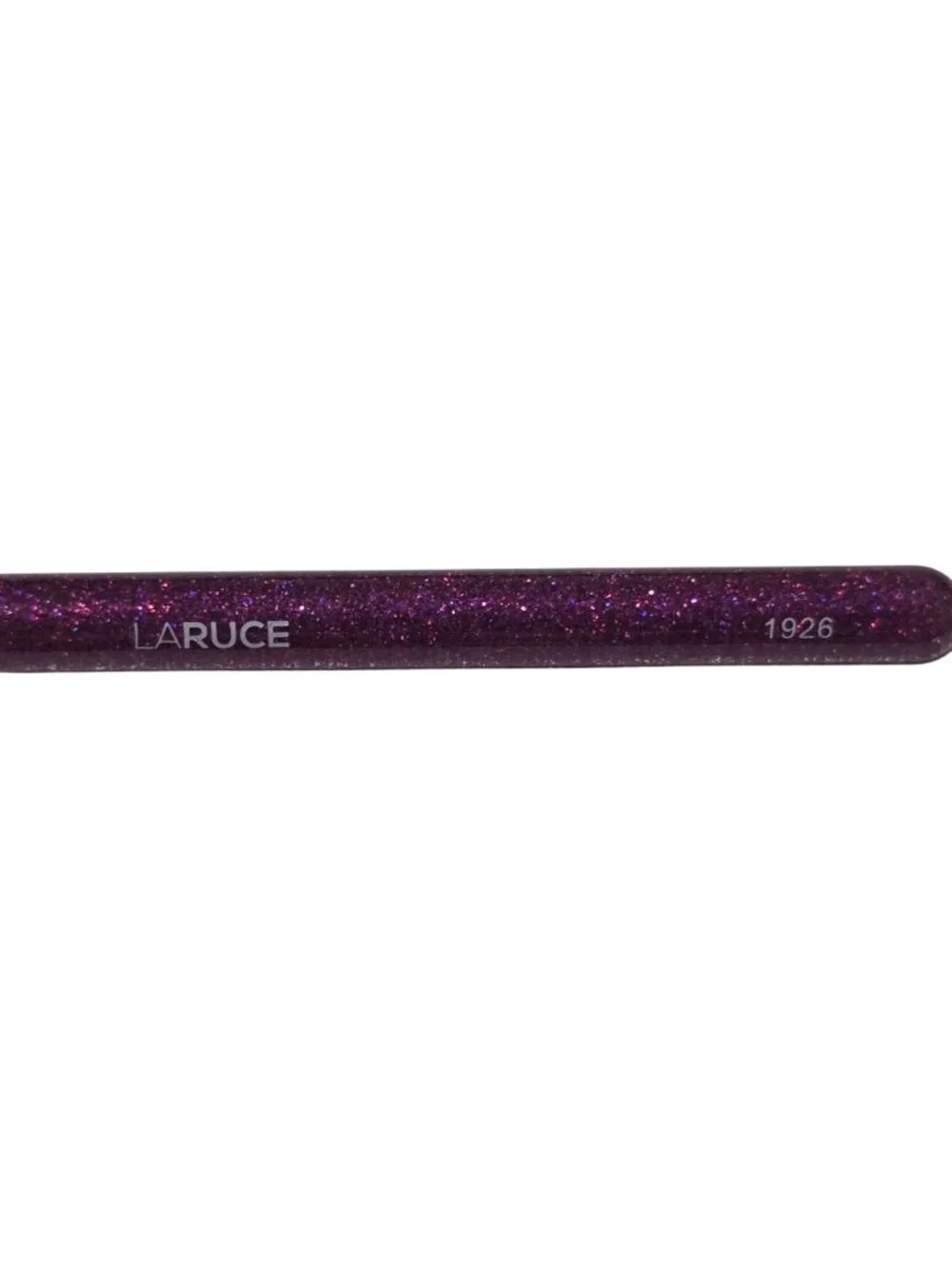 LaRuce Purple Glitter Handle Precision Makeup Brush Sealed In Protective Case